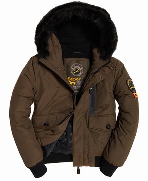 Superdry Everest Bomber Férfi Kabát Khaki | CUZEY7129